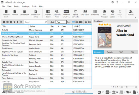 Alfa eBooks Manager Pro 2021 Direct Link Download-Softprober.com