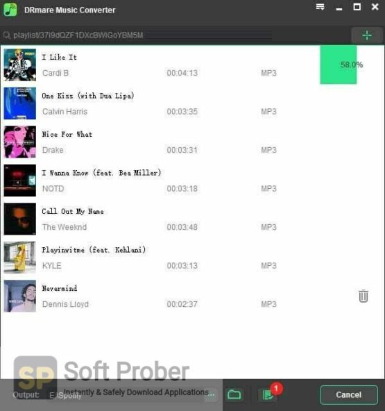DRmare Music Converter for Spotify 2021 Offline Installer Download Softprober.com