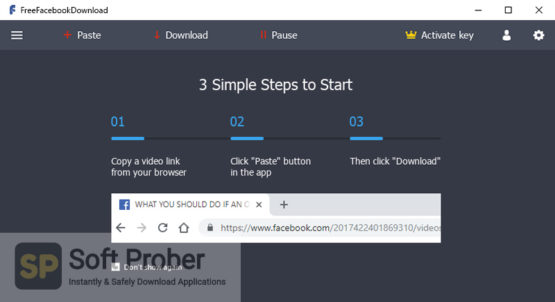FreeGrabApp Free Facebook Video Download 2021 Direct Link Download-Softprober.com