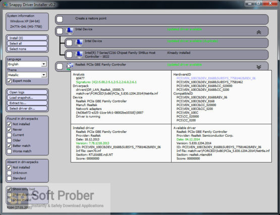 Snappy Driver Installer 2021 Offline Installer Download Softprober.com