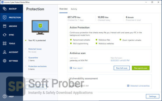 Acronis Cyber Protect Home Office 2021 Direct Link Download Softprober.com