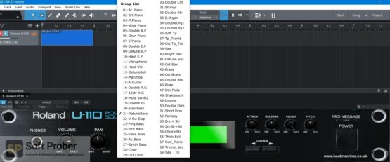 Beat Machine Roland U110 Sound Module Latest Version Download Softprober.com