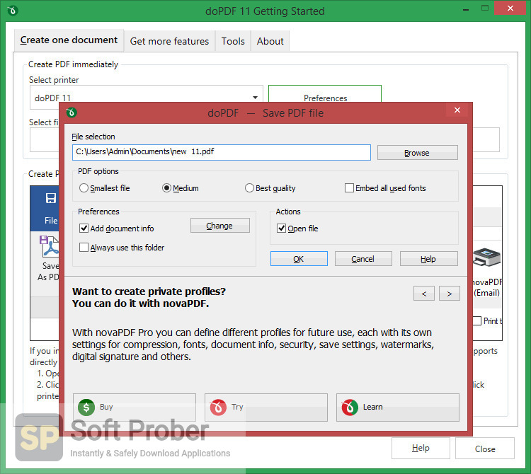 doPDF 11.9.423 download the new version for windows