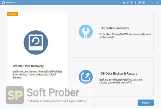 FonePaw iOS Data Backup and Restore 2021 Direct Link Download Softprober.com
