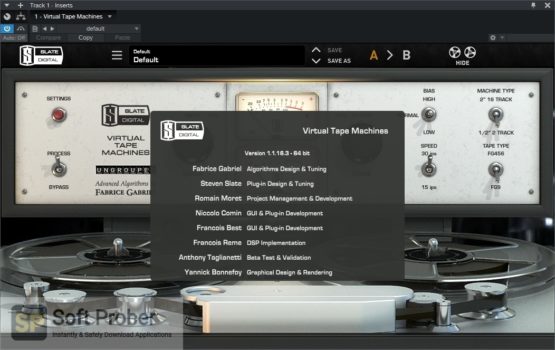 Slate Digital Virtual Tape Machines Offline Installer Download Softprober.com