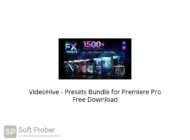 VideoHive Presets Bundle for Premiere Pro Free Download Softprober.com