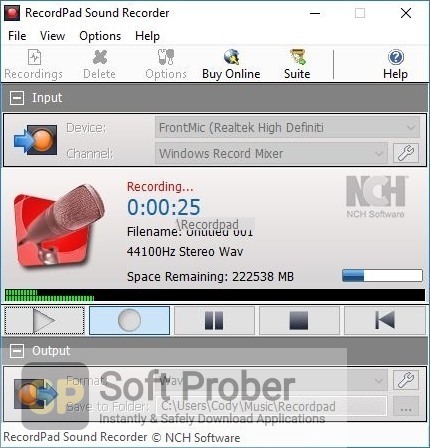 NCH RecordPad Sound Recorder 2021 Direct Link Download Softprober.com