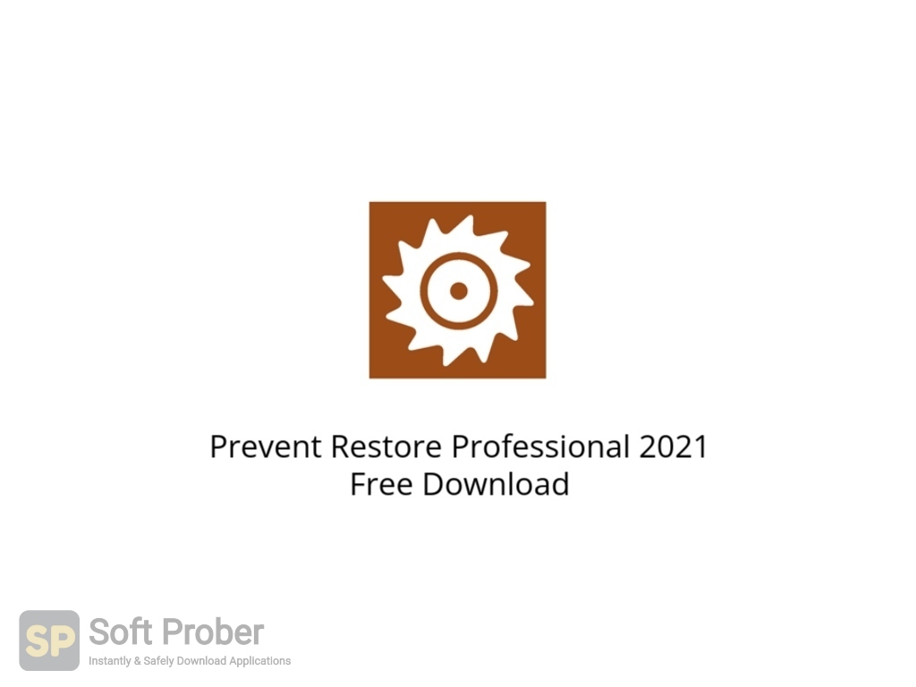 free downloads Prevent Restore Professional 2023.17