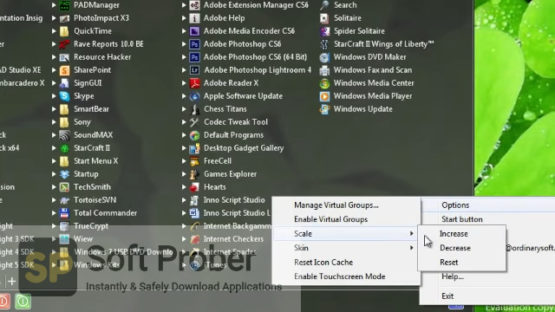 Start Menu X Pro 2021 Direct Link Download Softprober.com