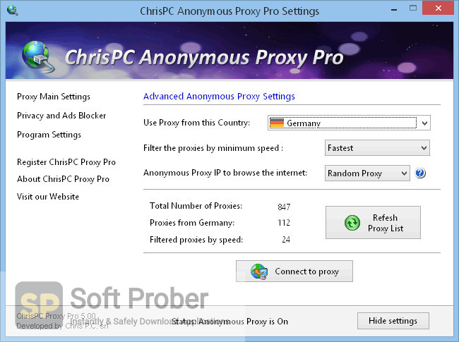 free download ChrisPC Free VPN Connection 4.12.22