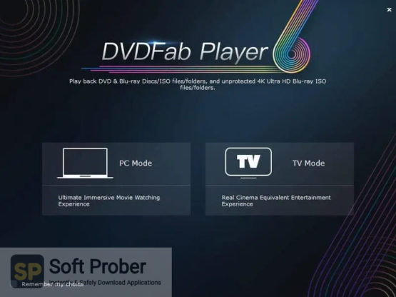 DVDFab Player Ultra 6 2022 Direct Link Download Softprober.com
