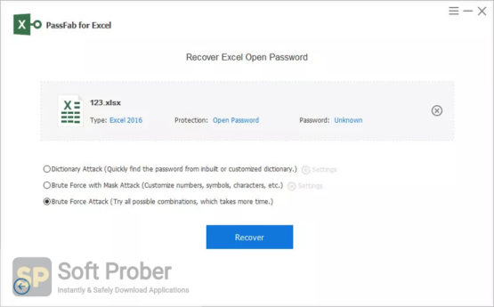 PassFab for Excel 2021 Offline Installer Download Softprober.com