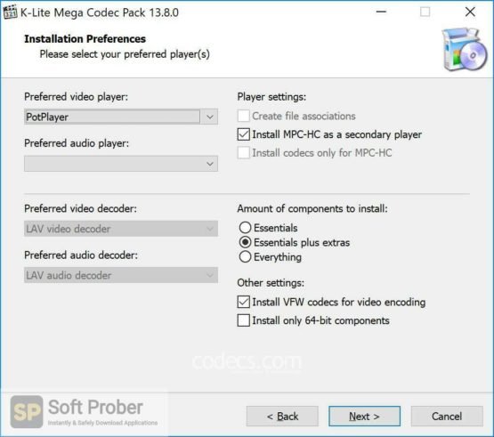 K Lite Mega Codec Pack 2021 Latest Version Download Softprober.com