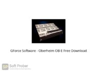 GForce Software Oberheim OB E Free Download Softprober.com