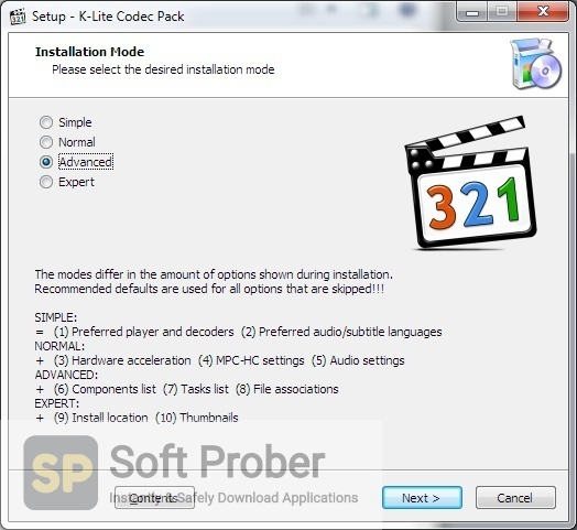 K Lite Codec Pack 16 Mega Full Standard Direct Link Download Softprober.com
