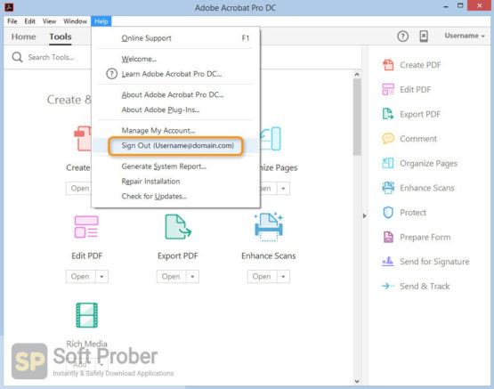 Adobe Acrobat Pro DC 2022 Offline Installer Download Softprober.com