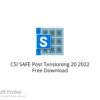 CSI SAFE Post Tensioning 20 2022 Free Download