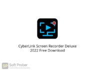 CyberLink Screen Recorder Deluxe 2022 Free Download Softprober.com
