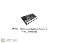 KORG Wavestate Native Content Free Download Softprober.com