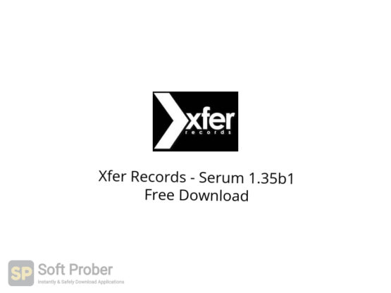 Xfer Records Serum 1.35b1 Free Download Softprober.com