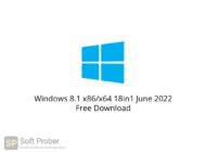 Windows 8.1 x86 x64 18in1 June 2022 Free Download Softprober.com