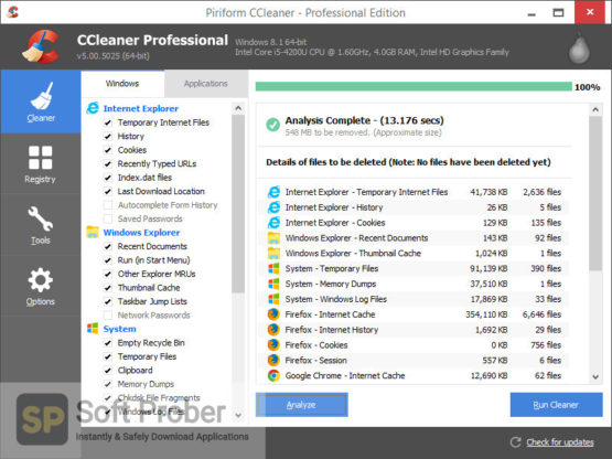 CCleaner Professional Direct Link Download Softprober.com