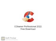 CCleaner Professional 2022 Free Download Softprober.com
