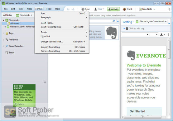 Evernote 10 2022 Latest Version Download-Softprober.com