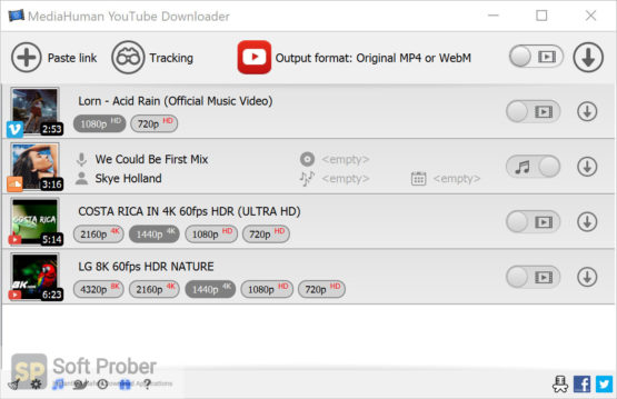 MediaHuman YouTube Downloader 2023 Direct Link Download Softprober.com