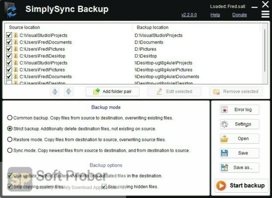 SimplySync Backup Direct Link Download-Softprober.com