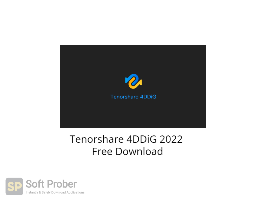 free instals Tenorshare 4DDiG 9.6.0.16