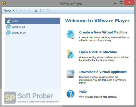 VMware Workstation Player 2022 Direct Link Download-Softprober.com
