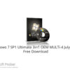 Windows 7 SP1 Ultimate 3in1 OEM MULTi-4 July 2022 Free Download