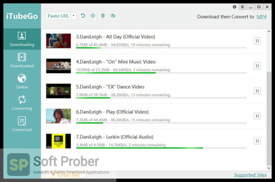 iTubeGo YouTube Downloader 2022 Direct Link Download Softprober.com