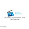 Any Video Downloader Pro 2022 Free Download