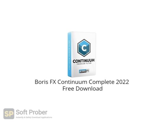 Boris FX Continuum Complete 2022 Free Download-Softprober.com