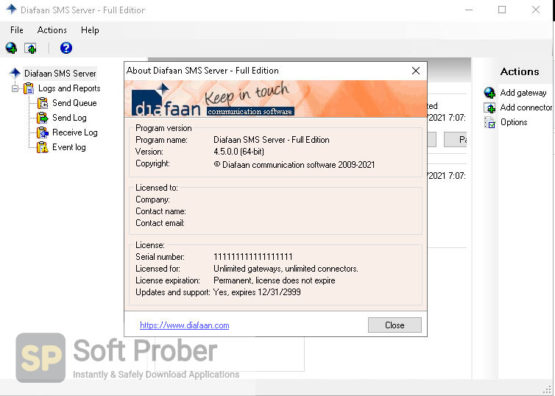 Diafaan SMS Server 4 2022 Latest Version Download-Softprober.com