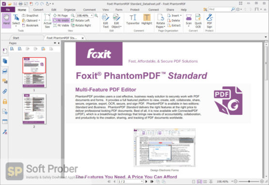 Foxit PDF Editor Pro 2022 Latest Version Download-Softprober.com