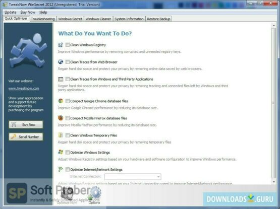 TweakNow WinSecret Plus 2022 Latest Version Download-Softprober.com