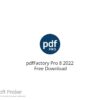 pdfFactory Pro 8 2022 Free Download