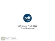 pdfFactory Pro 8 2022 Free Download-Softprober.com