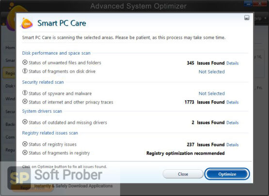 Advanced System Optimizer 2022 Latest Version Download-Softprober.com