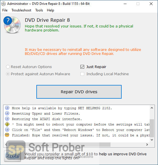 DVD Drive Repair 9 Direct Link Download-Softprober.com