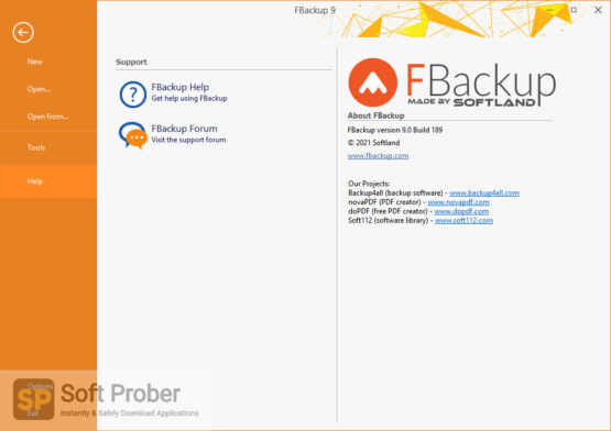 FBackup 2022 Latest Version Download-Softprober.com