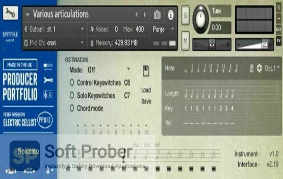 Spitfire Audio Igneous Electric Cello Offline Installer Download-Softprober.com
