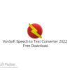 VovSoft Speech to Text Converter 2022 Free Download