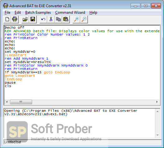 Advanced BAT to EXE Converter 2022 Direct Link Download-Softprober.com