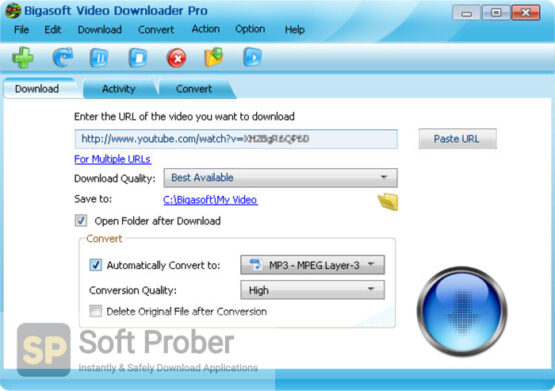 Bigasoft Video Downloader Pro 2022 Direct Link Download-Softprober.com