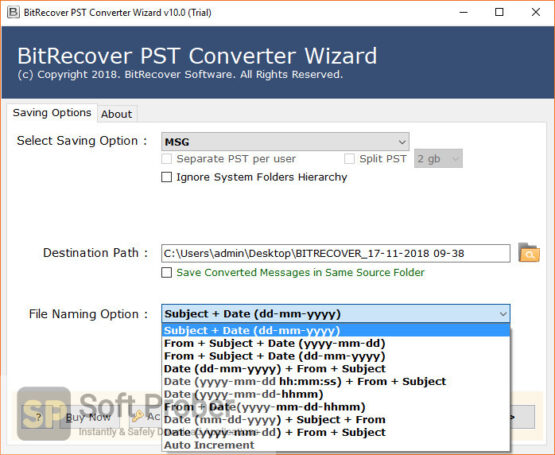BitRecover PST Converter Wizard 2022 Offline Installer Download-Softprober.com