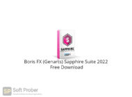 Boris FX (Genarts) Sapphire Suite 2022 Free Download-Softprober.com